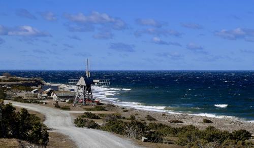 Cozy cottage overlooking the sea located at Sandvik